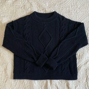 Quince Organic Cotton Boxy Sweater